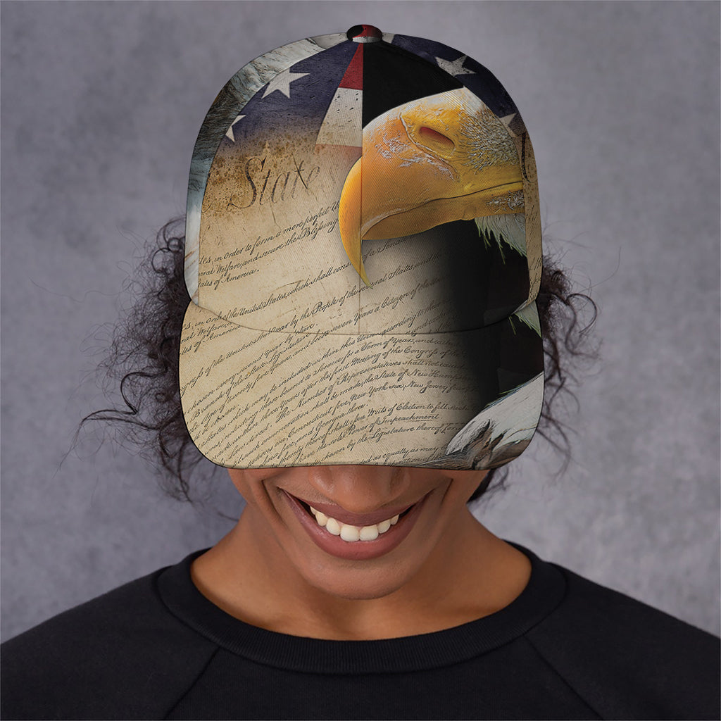 American Dream Of Liberty Print Baseball Cap