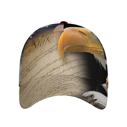American Dream Of Liberty Print Baseball Cap