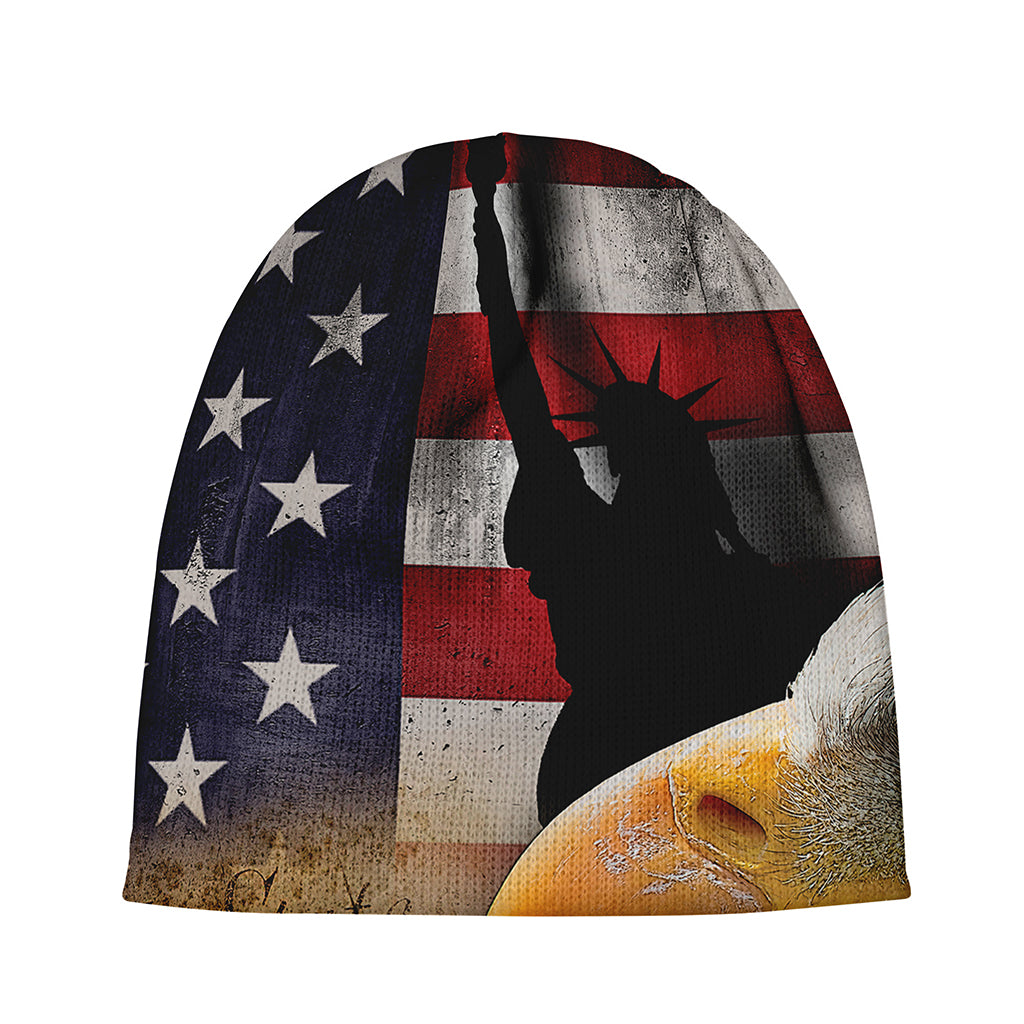 American Dream Of Liberty Print Beanie