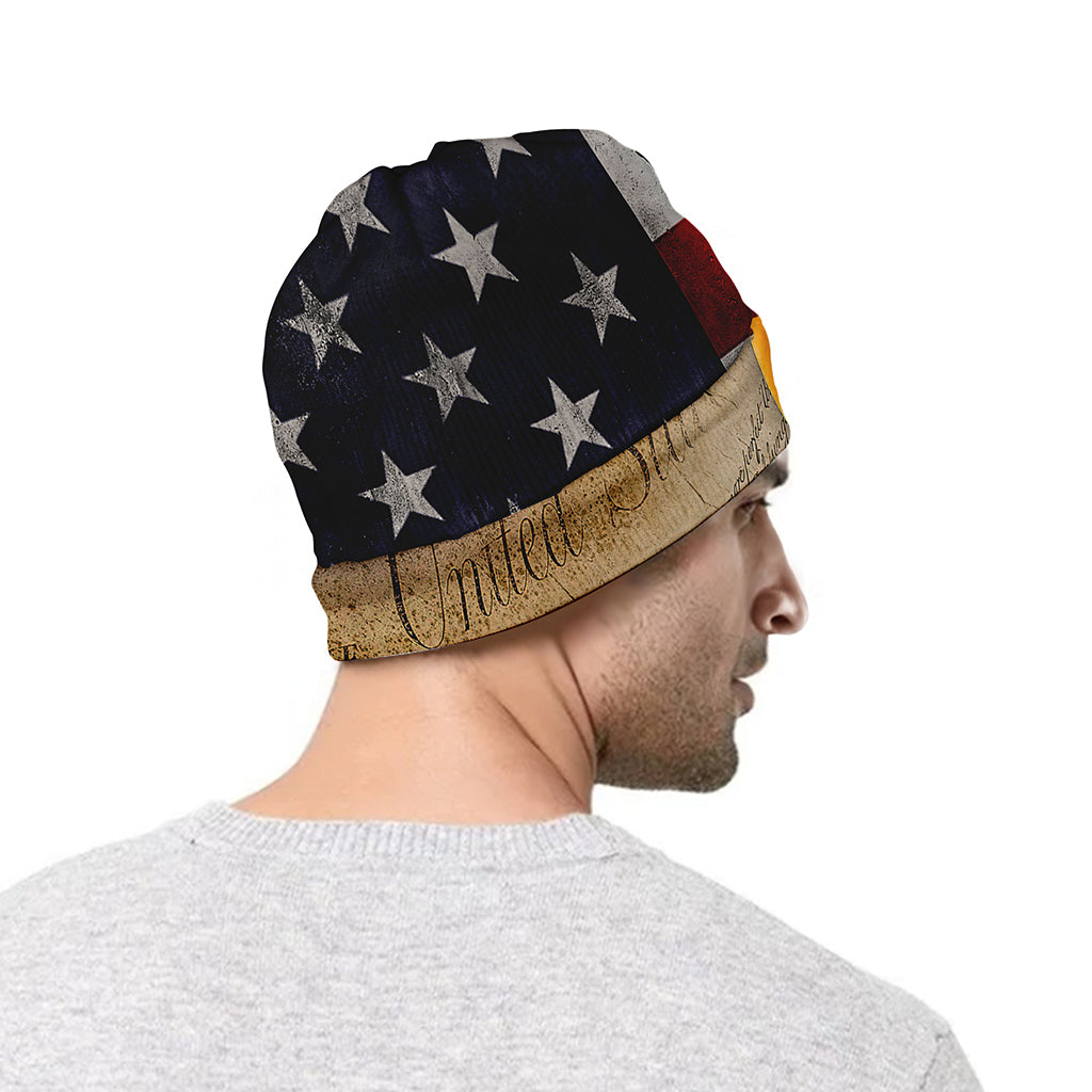 American Dream Of Liberty Print Beanie