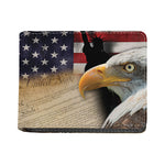 American Dream Of Liberty Print Bifold Wallet