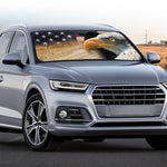 American Dream Of Liberty Print Car Windshield Sun Shade