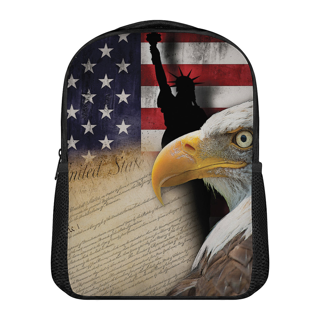 American Dream Of Liberty Print Casual Backpack