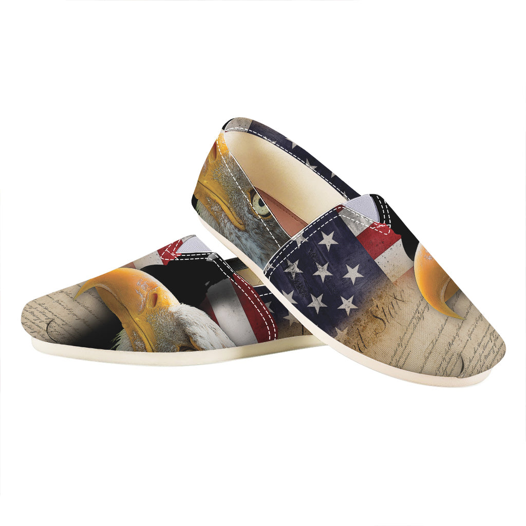 American Dream Of Liberty Print Casual Shoes