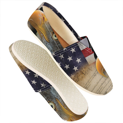 American Dream Of Liberty Print Casual Shoes