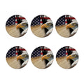 American Dream Of Liberty Print Coaster Set