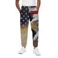 American Dream Of Liberty Print Cotton Sweatpants