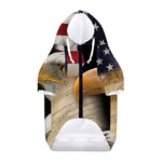 American Dream Of Liberty Print Dog Zip Up Hoodie