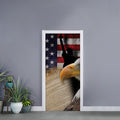 American Dream Of Liberty Print Door Sticker