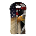 American Dream Of Liberty Print Double Neoprene Wine Tote