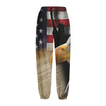American Dream Of Liberty Print Fleece Lined Knit Pants