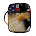 American Dream Of Liberty Print Front Pocket Bible Bag