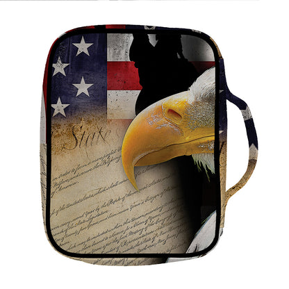 American Dream Of Liberty Print Front Pocket Bible Bag
