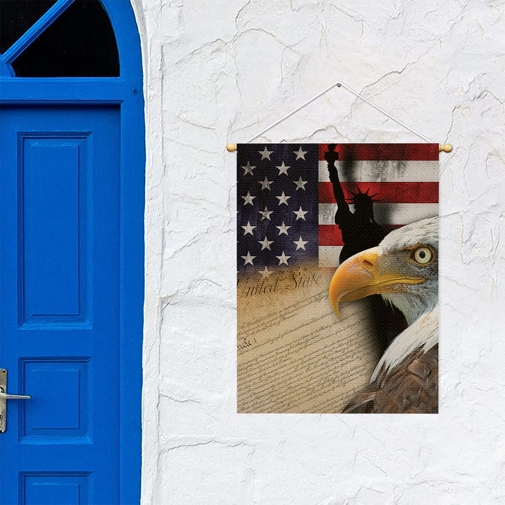 American Dream Of Liberty Print Garden Flag