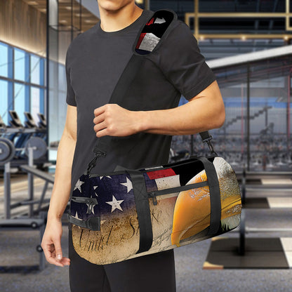 American Dream Of Liberty Print Gym Bag