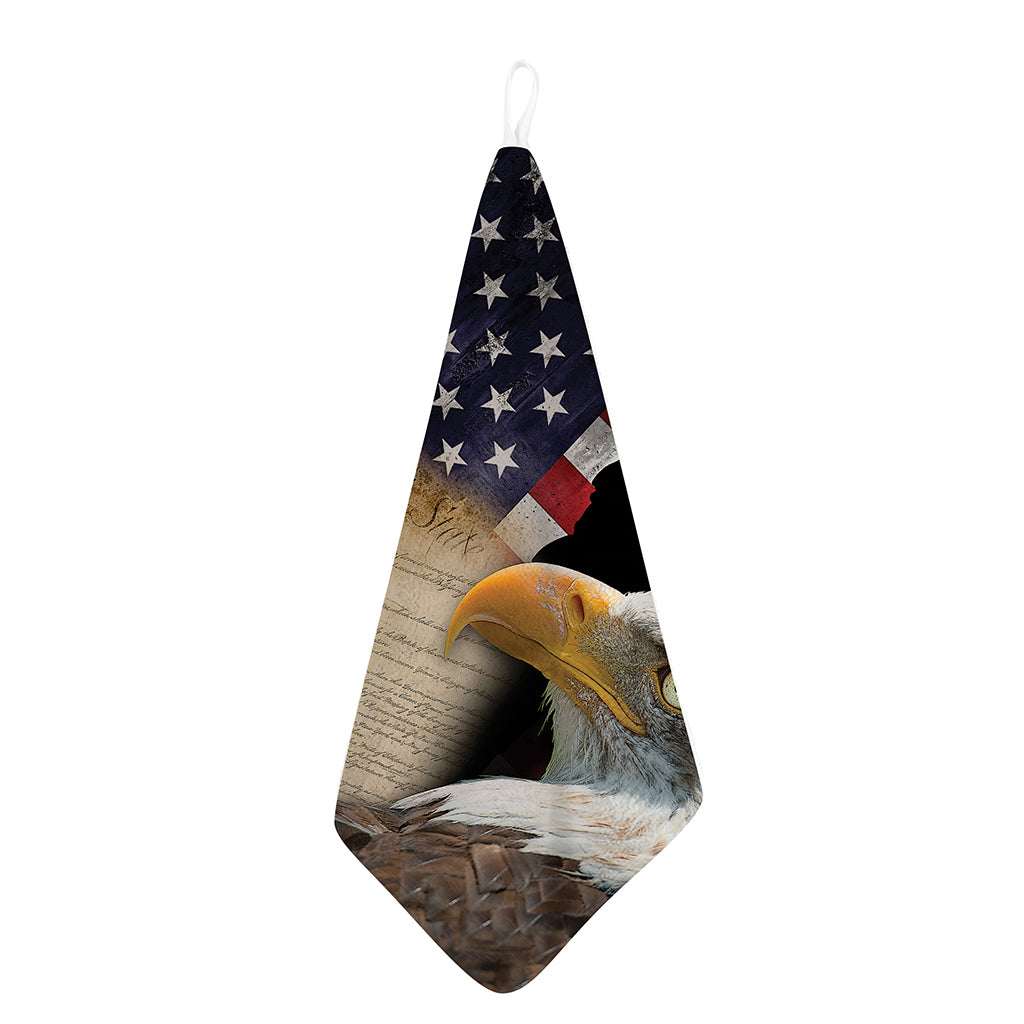 American Dream Of Liberty Print Hand Towel