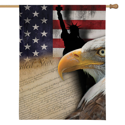 American Dream Of Liberty Print House Flag