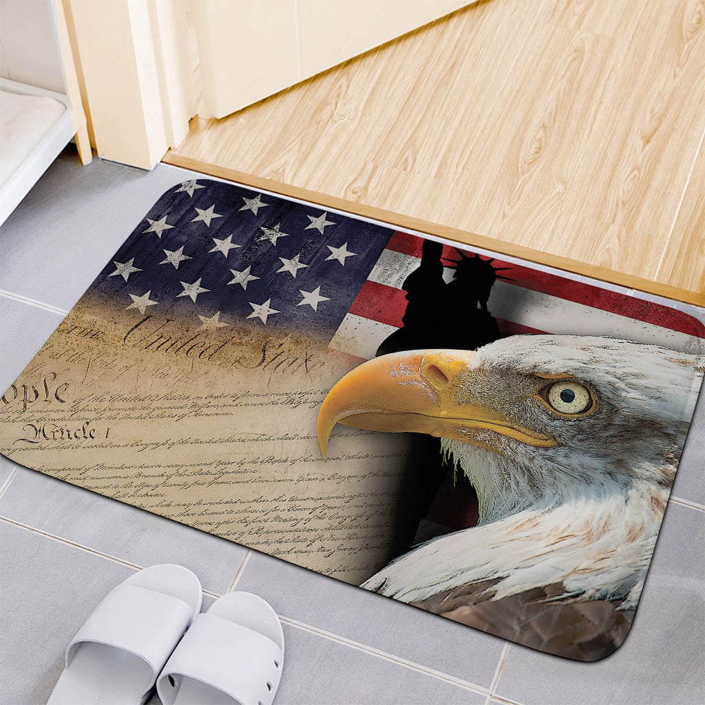 American Dream Of Liberty Print Indoor Door Mat