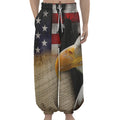 American Dream Of Liberty Print Lantern Pants