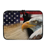 American Dream Of Liberty Print Laptop Sleeve