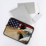 American Dream Of Liberty Print Laptop Sleeve