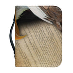 American Dream Of Liberty Print Leather Bible Cover