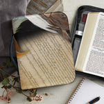 American Dream Of Liberty Print Leather Bible Cover