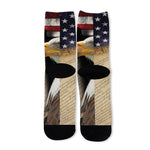 American Dream Of Liberty Print Long Socks