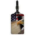 American Dream Of Liberty Print Luggage Tag