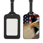 American Dream Of Liberty Print Luggage Tag