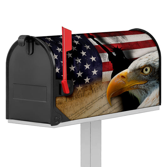 American Dream Of Liberty Print Mailbox Cover