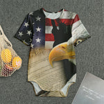 American Dream Of Liberty Print Men's Bodysuit