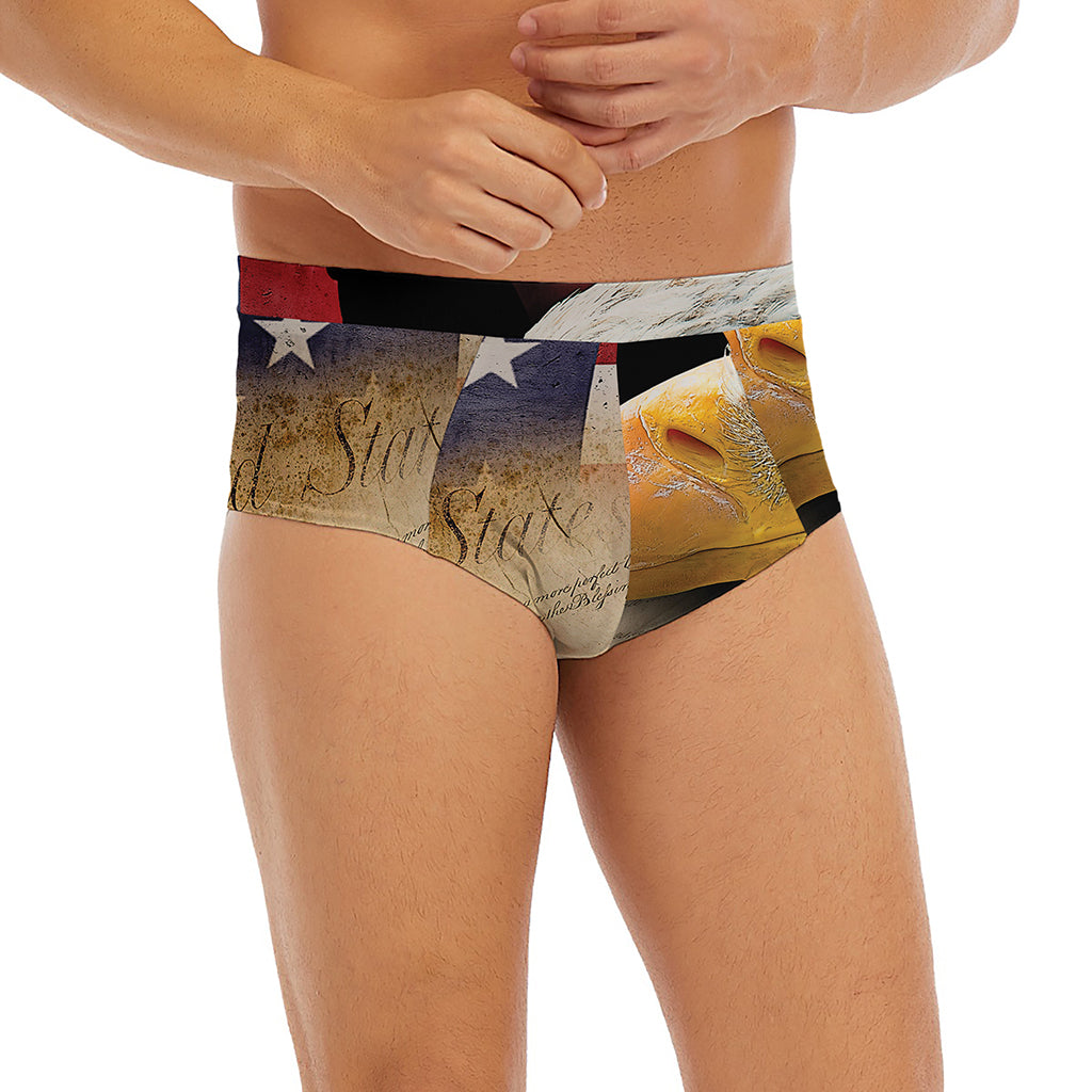 American Dream Of Liberty Print Men's Briefs