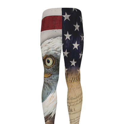 American Dream Of Liberty Print Men's leggings