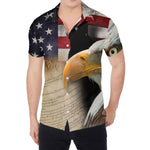American Dream Of Liberty Print Men's Shirt