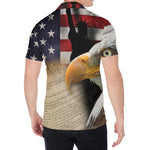 American Dream Of Liberty Print Men's Shirt