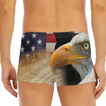 American Dream Of Liberty Print Men's Short Boxer Briefs