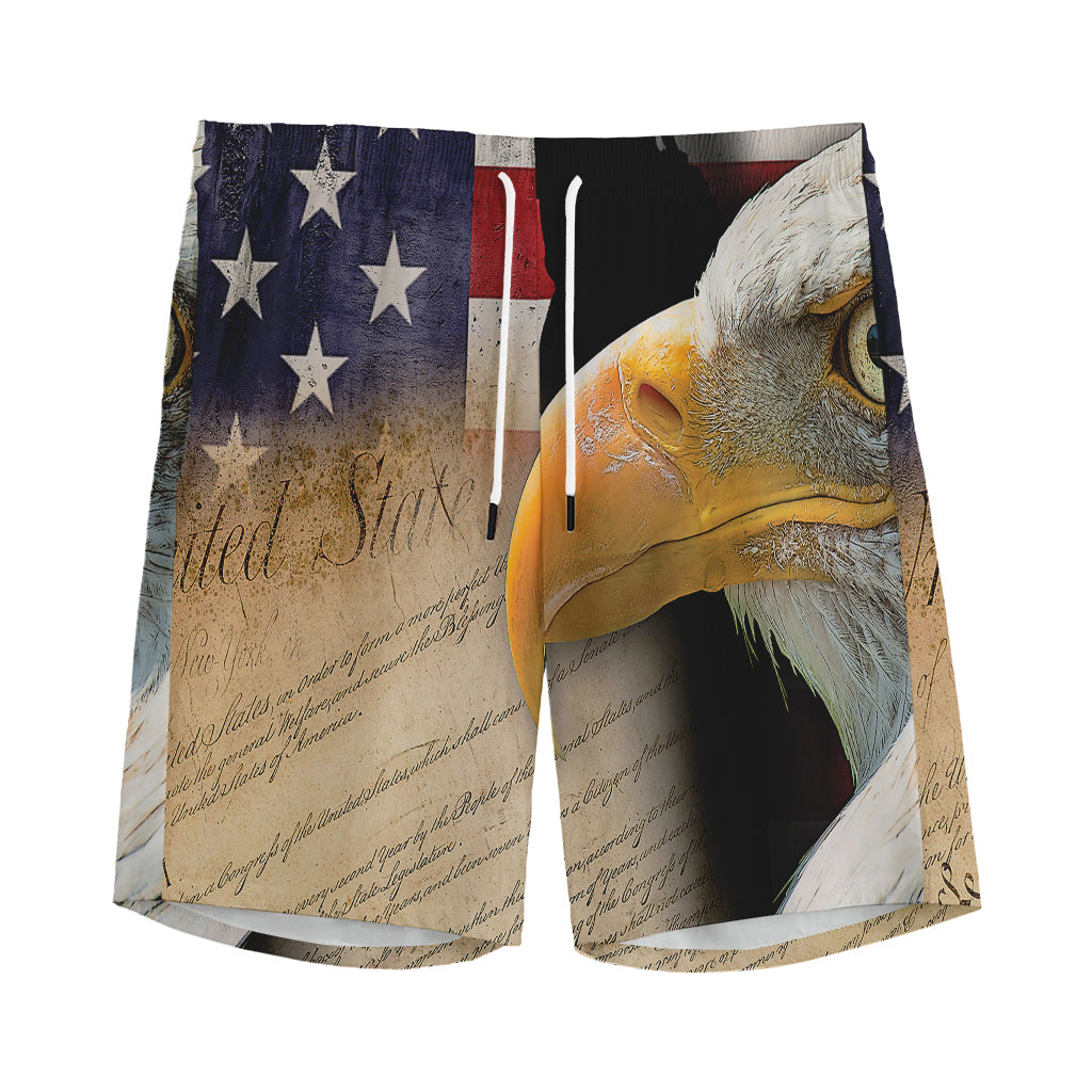 American Dream Of Liberty Print Men's Sports Shorts