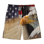American Dream Of Liberty Print Men's Swim Trunks