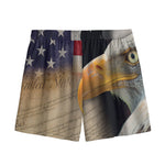 American Dream Of Liberty Print Mesh Shorts