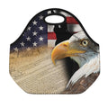 American Dream Of Liberty Print Neoprene Lunch Bag