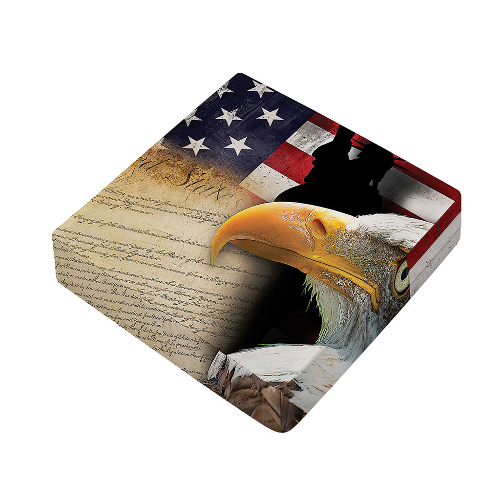 American Dream Of Liberty Print Outdoor Seat Cushion Cover