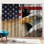 American Dream Of Liberty Print Pencil Pleat Curtains