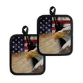 American Dream Of Liberty Print Pot Holders