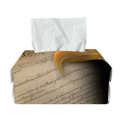 American Dream Of Liberty Print Rectangle Tissue Box Cover