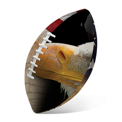 American Dream Of Liberty Print Rugby Ball