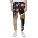 American Dream Of Liberty Print Scuba Joggers