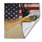 American Dream Of Liberty Print Silk Bandana