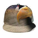 American Dream Of Liberty Print Snapback Cap