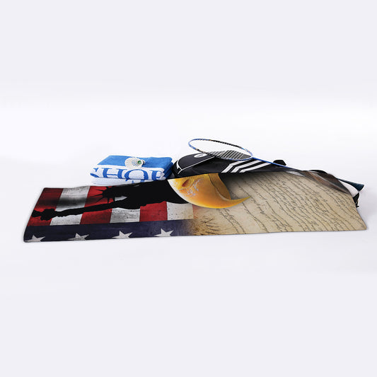 American Dream Of Liberty Print Sports Towel